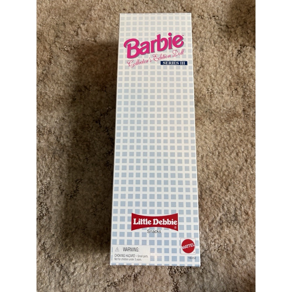 Vintage Little Debbie Barbie Doll Series III 1997 Mattel 16352 NRFB New Gingham